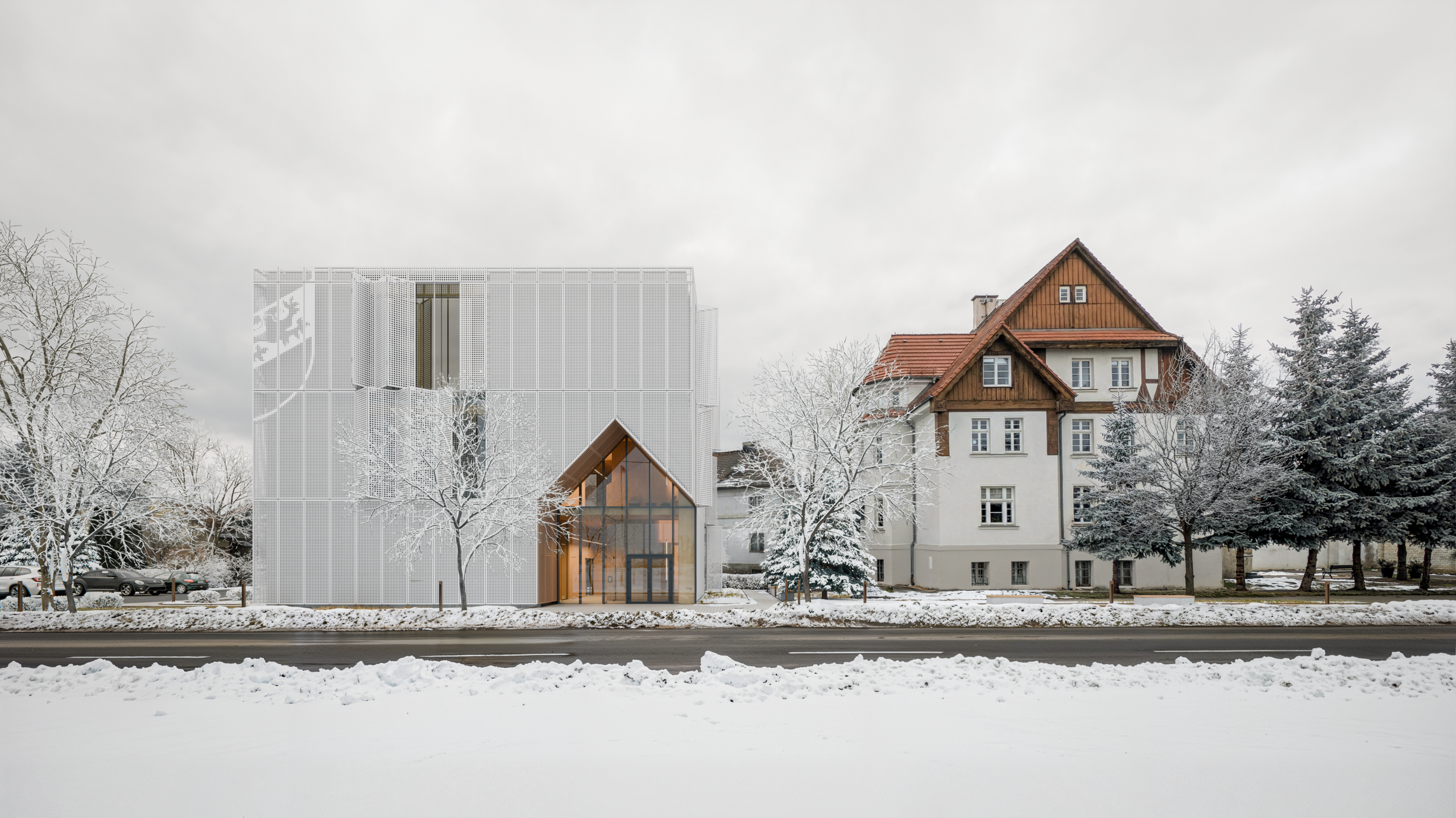 projekt budynku administracyjnego urzędu gminy w Żórawinie